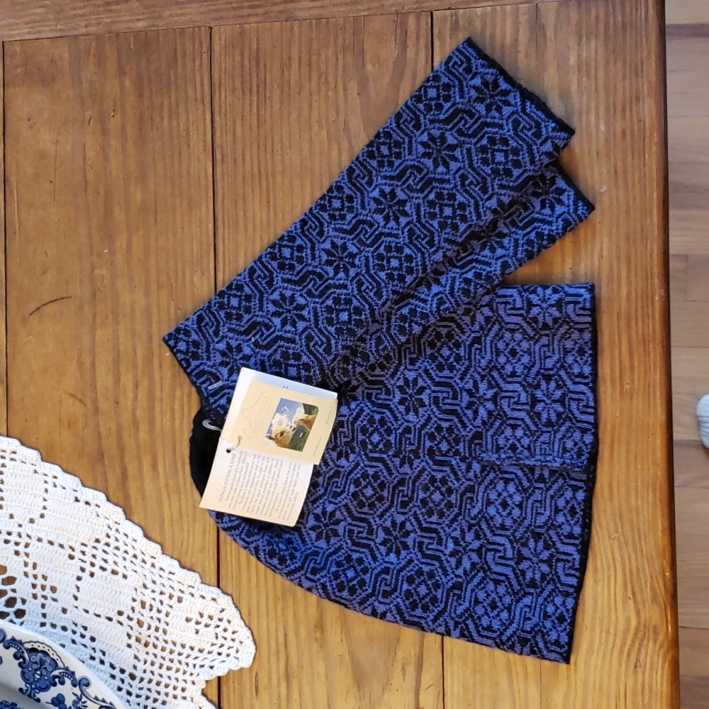 100% Baby Alpaca hat and fingerless gloves set